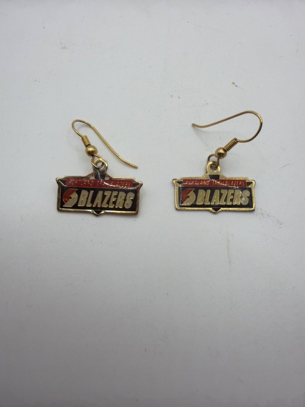 Portland Trail Blazers Gold-Tone Drop Earrings By Peter David Inc.